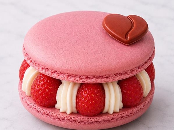 Grand Macaron Fraise (Mother's Day)